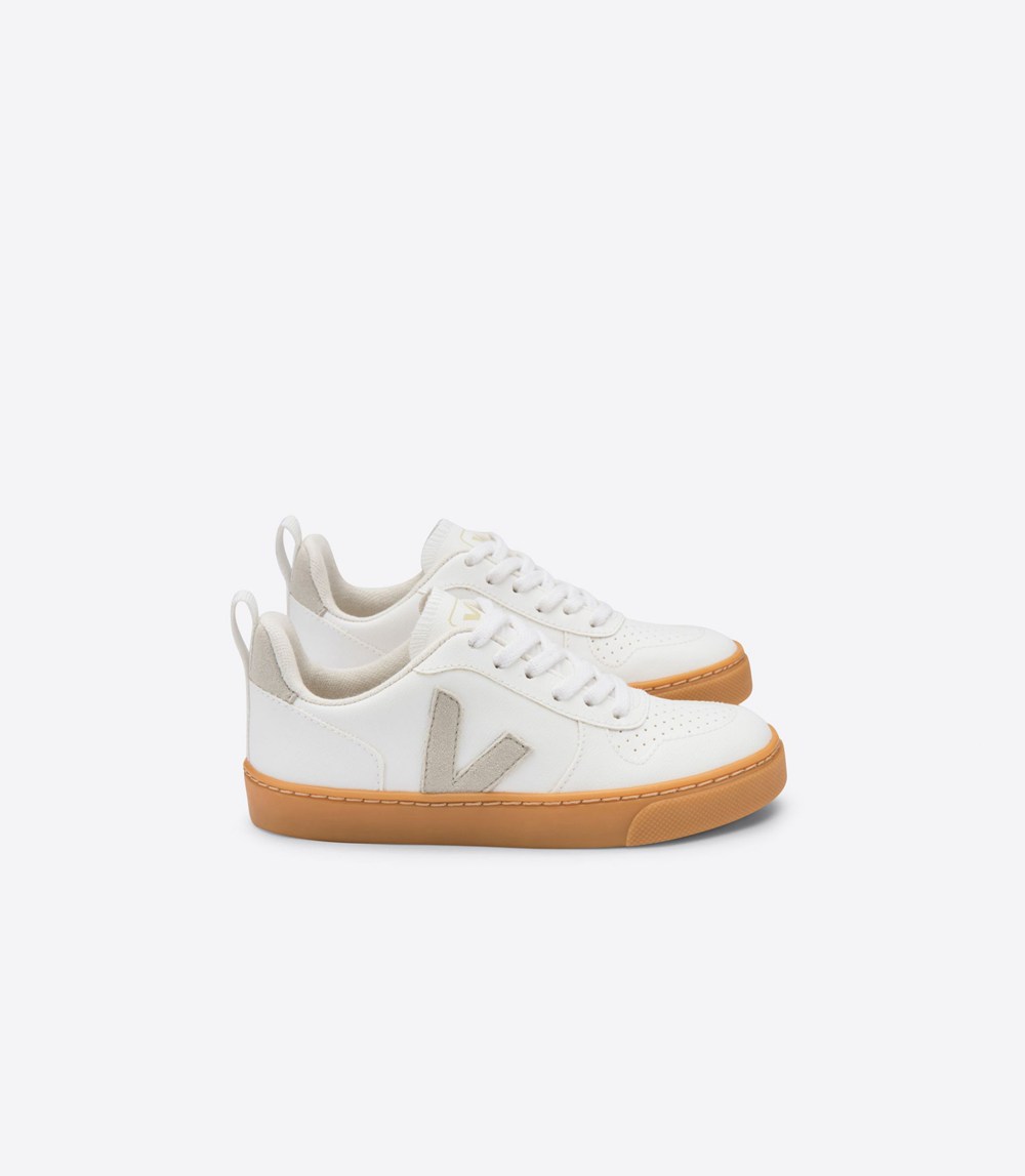 Veja Sneakers Copii - V-10 Cwl - Albi/Bej - 7394105-EW